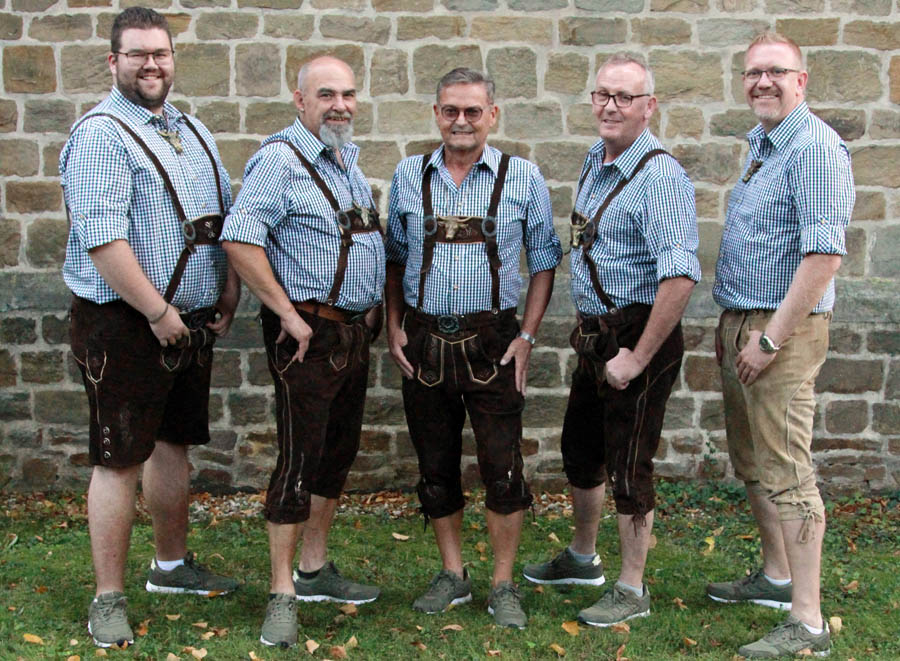 v.l.n.r.: Karsten Kehren, Ralf Held, Bernd Etschenberg, Guido Runkel und Carsten Miß. Foto: Gerd Simons